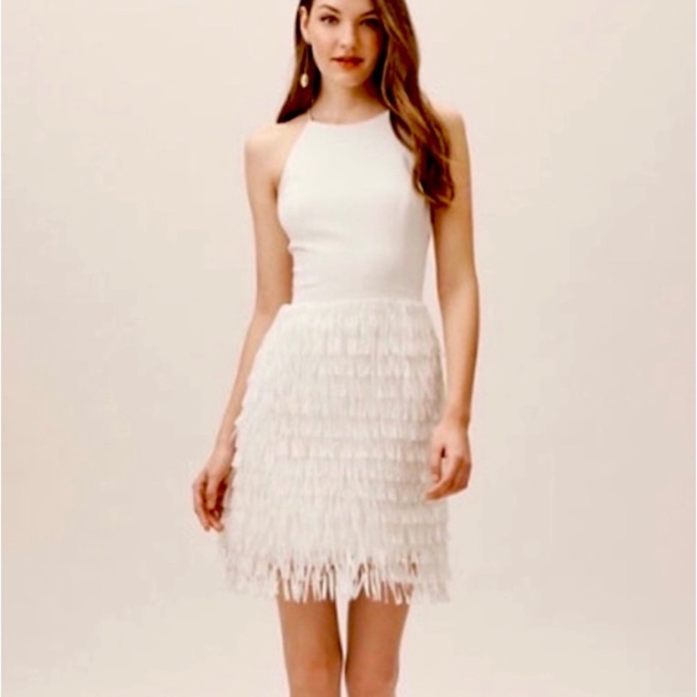 Anthropologie BHLDN Aiden Mattox I Wedding Dress Size 6